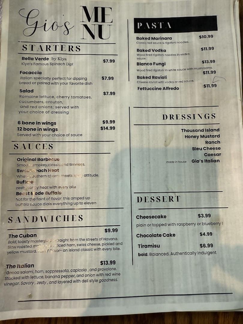 Gio's Pizzeria